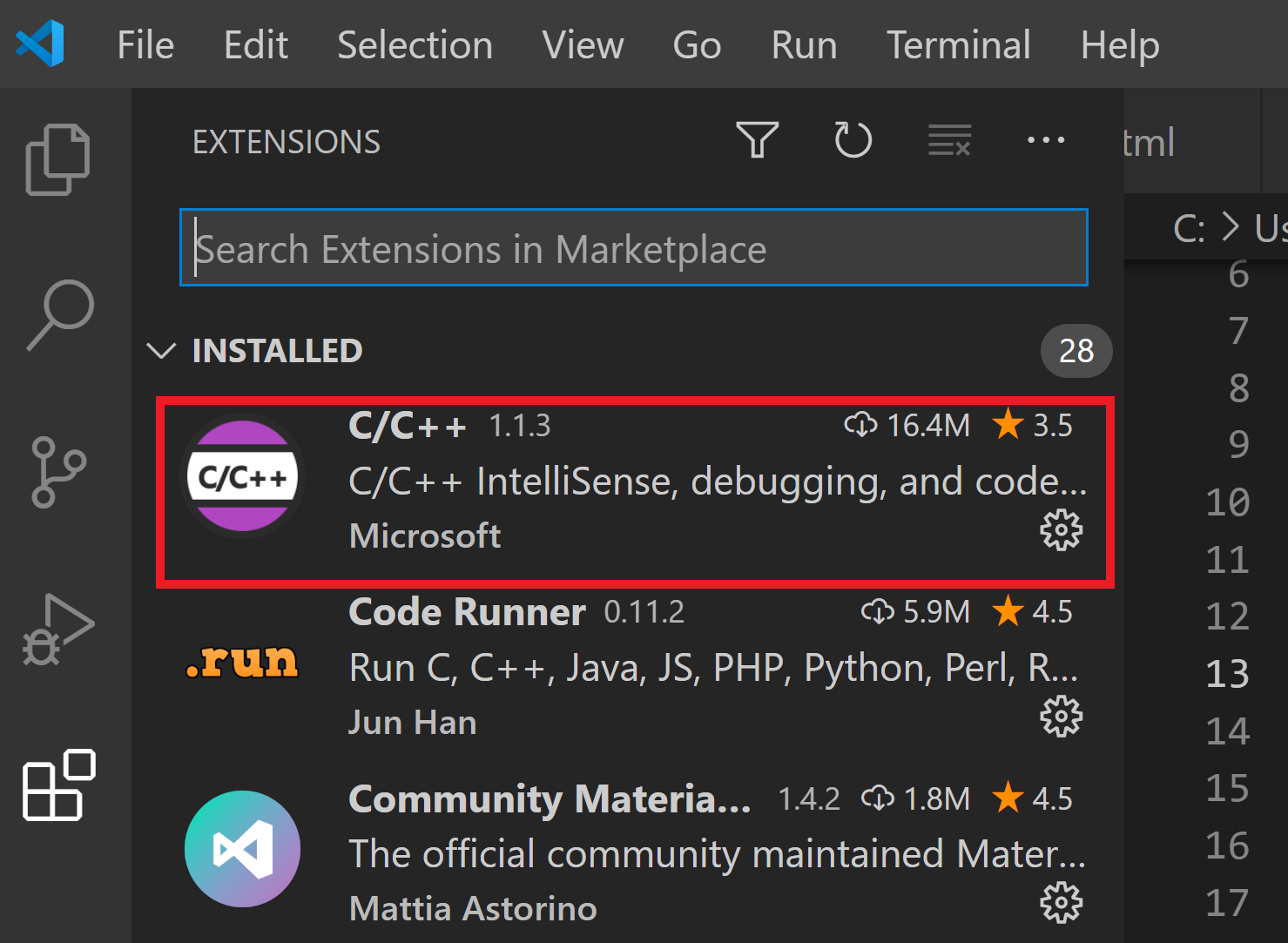 Solved] Unable to start the C/C++ Language Server (Missing binary Microsoft. .exe) | CodeWithHarry