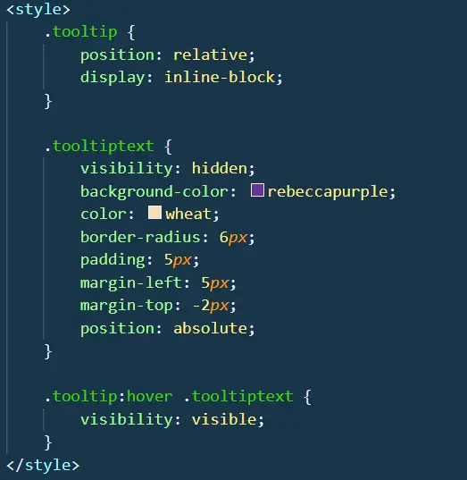 CSS ToolTip Text