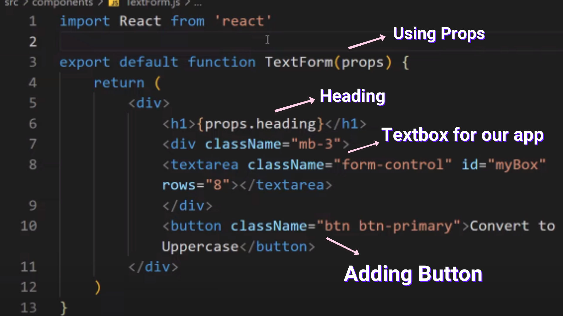 Understanding State & Handling Events in React | Complete React Course in  Hindi #7 | CodeWithHarry